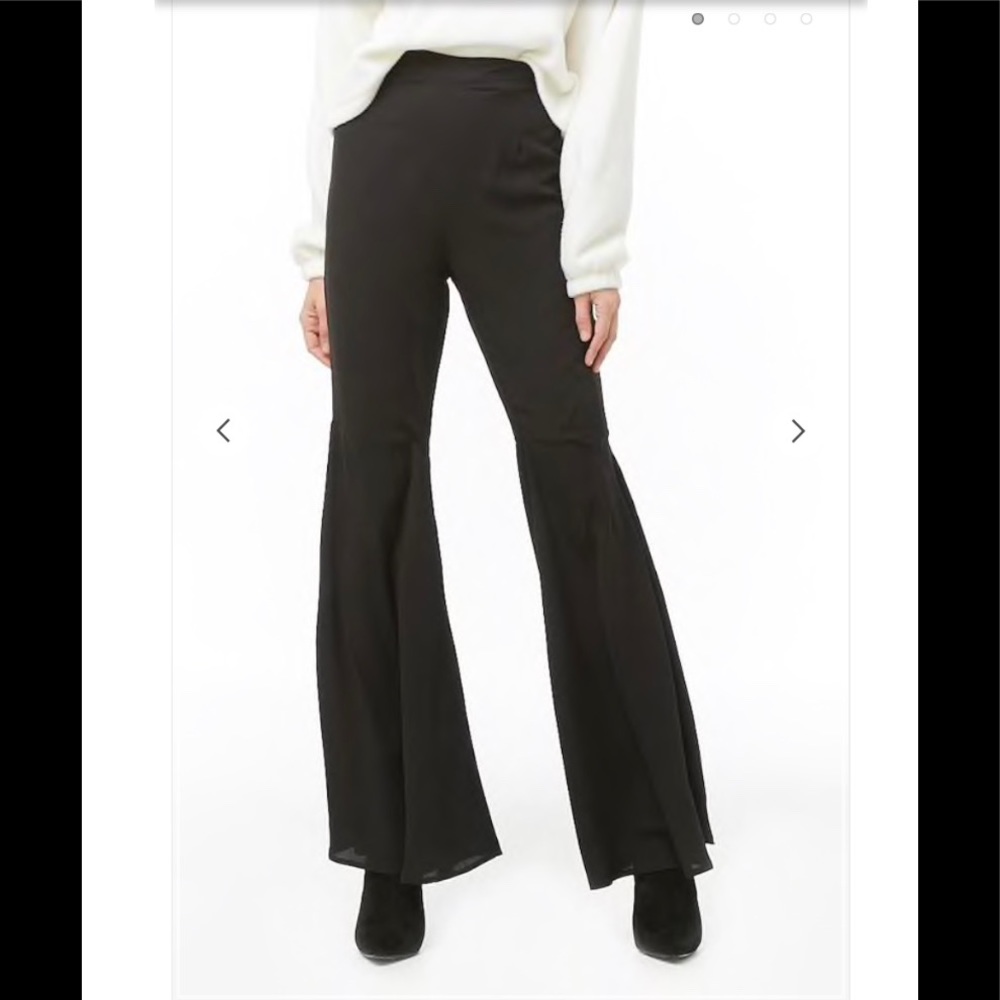 Black Flow Flare Pants